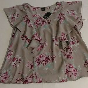Torrid cap sleeve blouse size 00 (